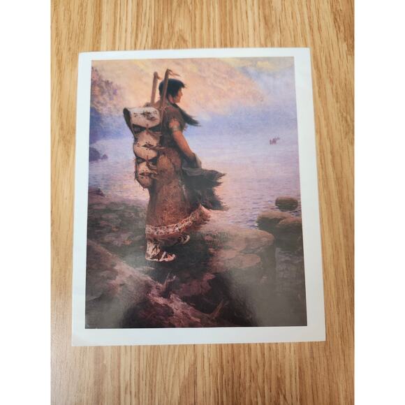 Return of the War Canoes by William Robinson Leigh 2000 Calendar Art 8x6.5 - Picture 1 of 8